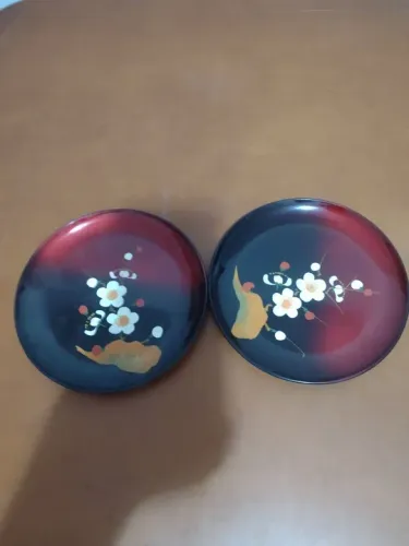 Par de pratinhos para comida japonesa 