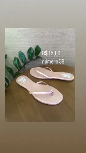 Sandalia rasteira 38