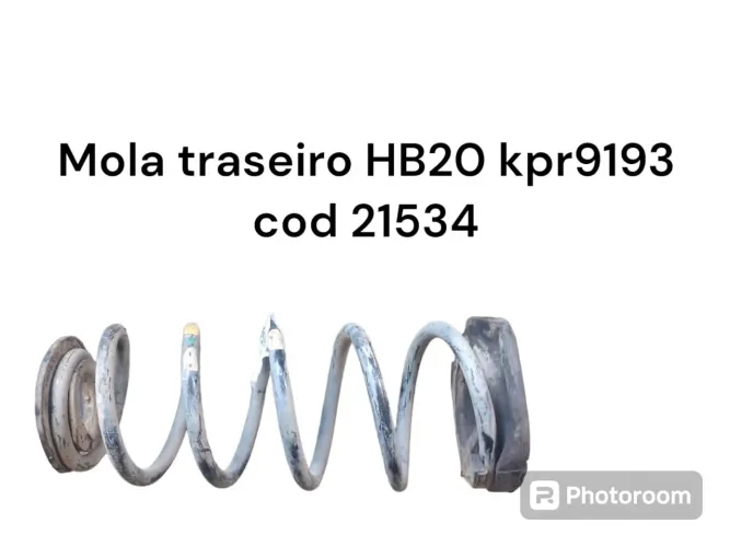 Mola Traseira Hyundai Hb20 Cod 21534