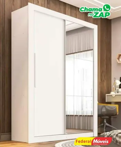 Guarda Roupa com 2 Portas de Correr Novo Fazemos Entrega 