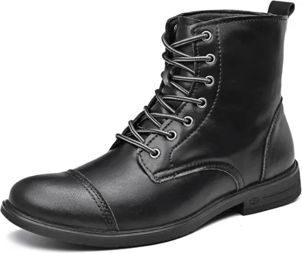 Bota Oxford social em couro legítimo