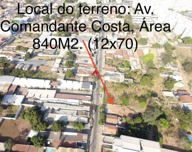VENDA- TERRENO COMERCIAL- 840M², PORTO, CUIABÁ-MT REF: