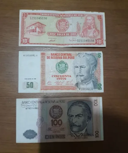 Cédulas Antigas do Peru
