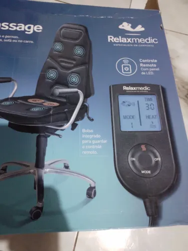 Massageador cadeira de Escritório com Massagem e Aquecimento