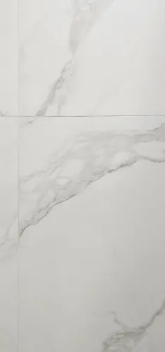 Porcelanato Marmorizado Acetinado Borda Reta Interno 84x84cm Place Branco Eliane