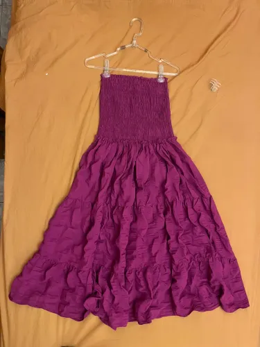 Saia longa ou Vestido de Festa - Rosa Fúcsia - Tam P