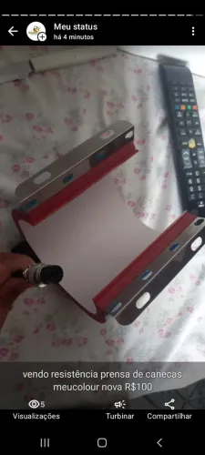 Resistência nova para prensa de 4 pinos.
