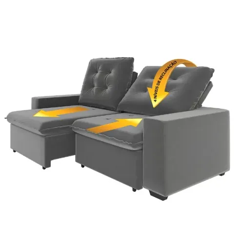 Sofa Retratil 2,00m a pronta entrega