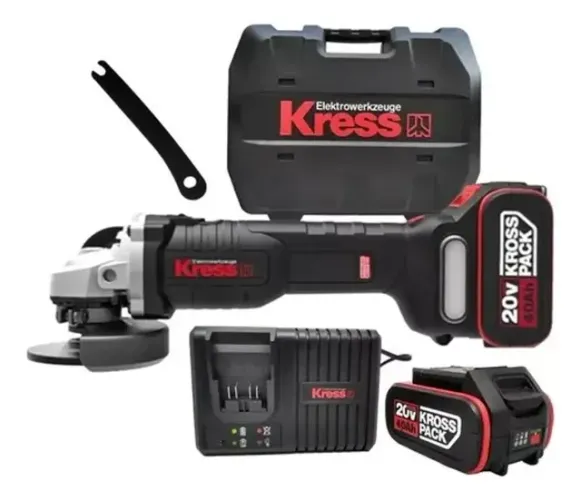 Esmerilhadeira Angular À Bateria Brushless 20v Kuh10 Kress