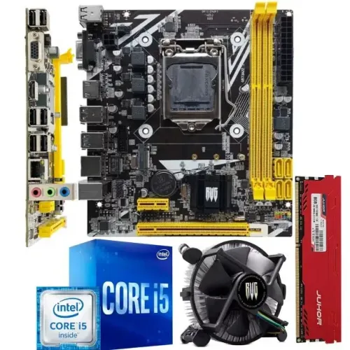 Kit Upgrade processador Intel Core i5 3470, Memória 8gb Gamer, placa mãe H61M.2 com cooler