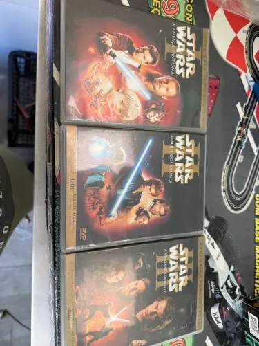 Coleção Star Wars - Ameaça Fantasma, Ataque dos Clones e Vingança dos Sith