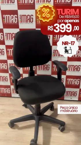 Cadeira Turim Ergonômica - Mostruário