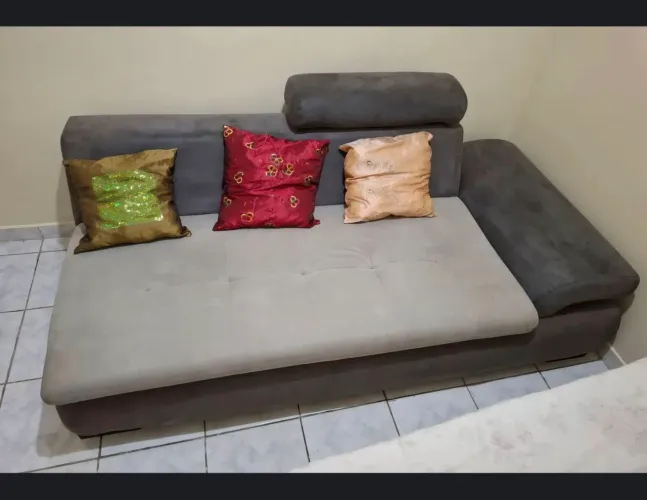 Sofá Atlântida Móveis 3 lugares