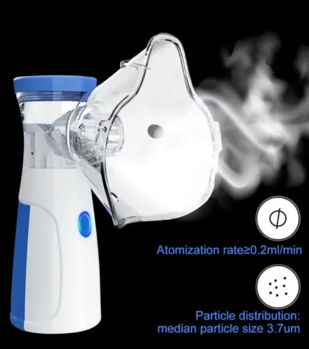 Nebulizadores Ultrassônico Inalador Portátil a pilha ou USB. Adulto e Infantil