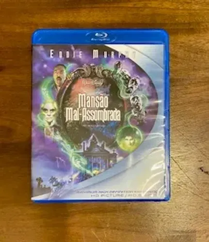 Blu-ray "Mansão Mal-Assombrada" (The Haunted Mansion) Com Eddie Murphy