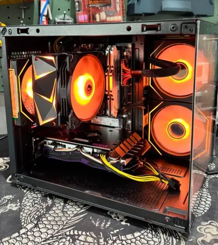 COMPUTADOR COMPLETO CPU GAMER I7 6700 + RX 580