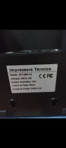 Impressora não fiscal compre 1 ganhei outra.