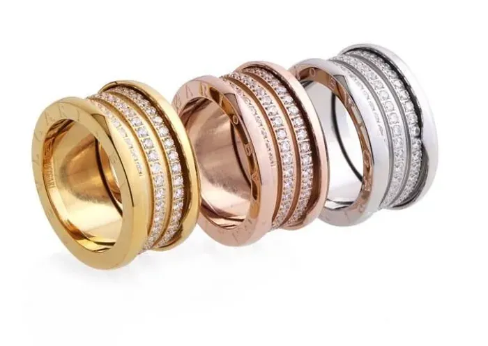 Anel Aliança bvlgari com kit embalagem original 