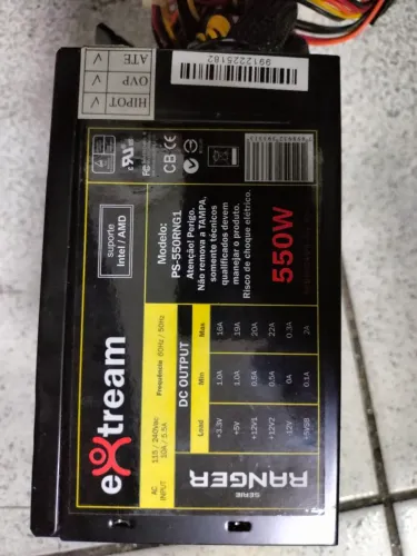 Fonte ATX Extream Ranger 550W