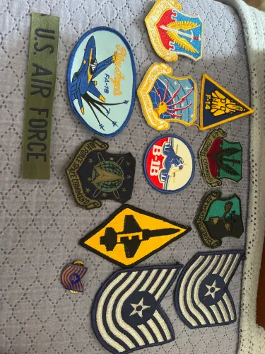 Lote de bordados americanos US AIR FORCE