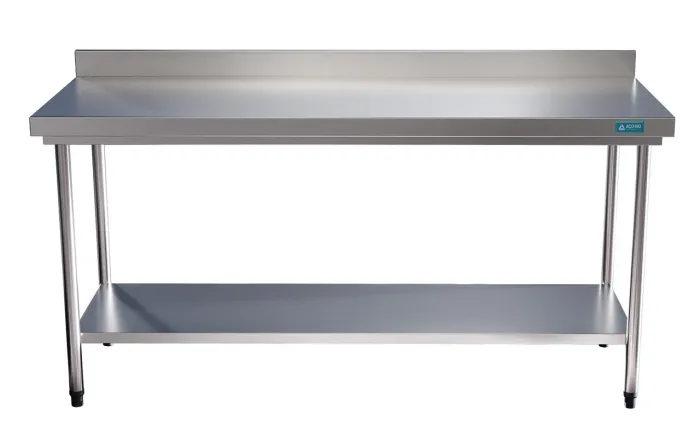 Mesa de Aço Inox para Cozinha Industrial 1,00 x 60