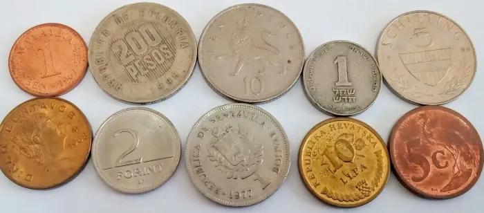 Moedas Estrangeiras Antigas