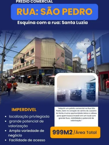 ?Atenção Investidores?Prédio Comercial a Venda na Rua São Pedro!