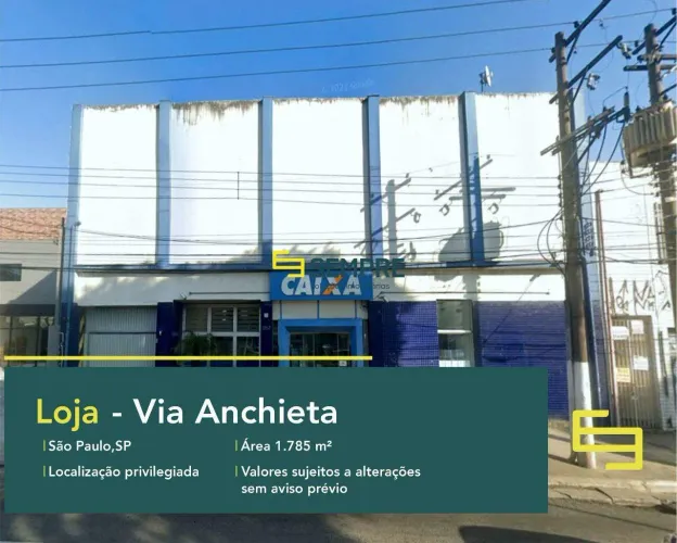 Loja a venda na Via Anchieta em São Paulo