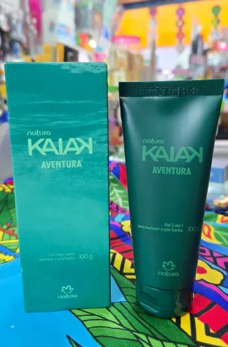 Gel para barbear e pós barba Natura Kaiak Aventura 100g