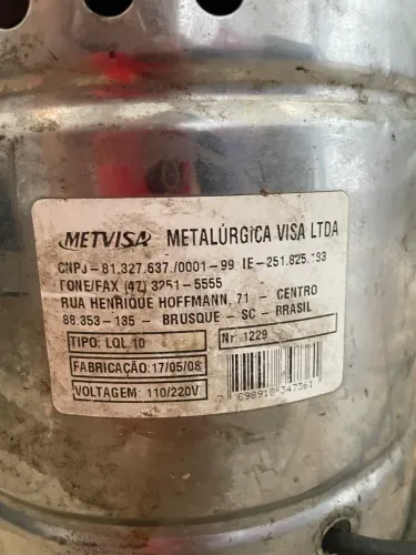 Liquidificador industrial Metvisa 10L