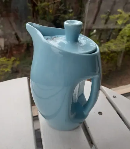 Bule antigo cerâmica Celite anos 50-60 Peça rara! jarra antiga Art Deco 24cm alt