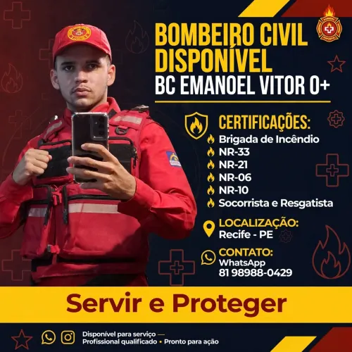 Bombeiro Para Eventos .