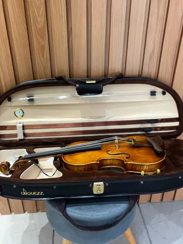 Violino 4/4 Vinicius Fachinetti 2023 Artesanal Etiqueta Manuscrita