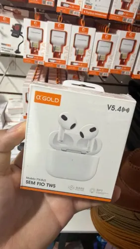 Fone De Ouvido Sem Fio Bluetooth A'Gold Ideal Para Exercícios | Bateria Duradoura