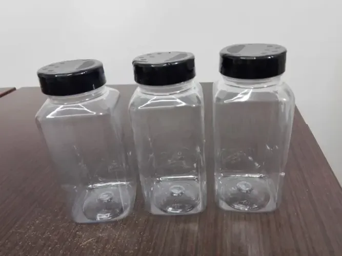 POTE PLASTICO COM TAMPA PARA TEMPEROS-330ML -1 UNID
