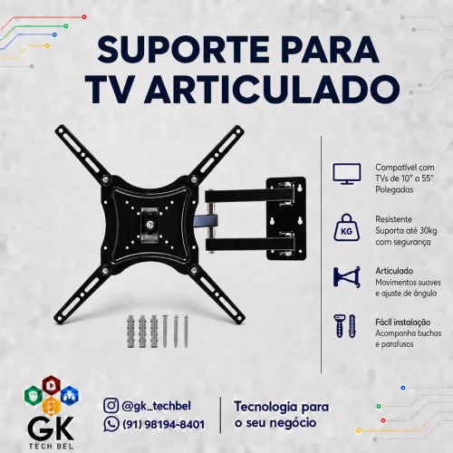 Suporte de Tv até 55 Polegadas (entrega gratis)