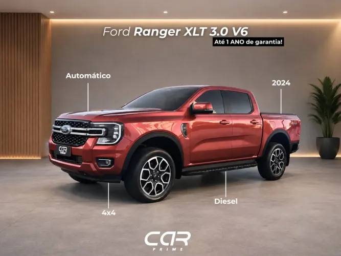 Ford Ranger XLT 3.0 V6 4X4 CD TB Die. Aut. 2024