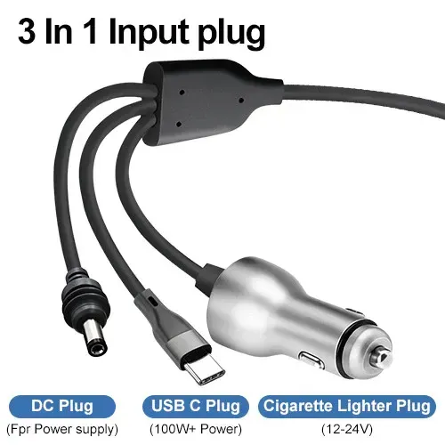 Cabo 12v-24v Energia Alimentação Dc 2m Starlink Mini 3 Em 1