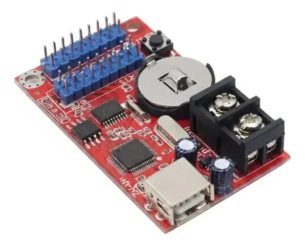 Placa Central Cpu Controladora Zh -un Painel De Led Usb