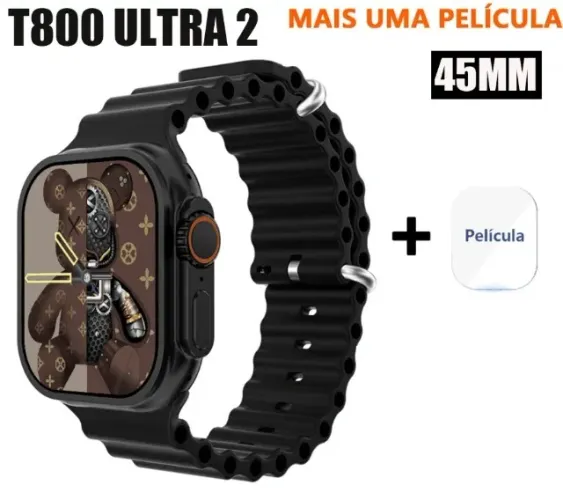 Smartwatch T800 Ultra 2 - Monitoramento Da Frequência Relógio Inteligente - Ultima Unidade
