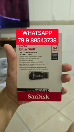 PENDRIVE SANDISK ULTRA 64GB USB 3.2 GEN 1 ORIGINAL LACRADO