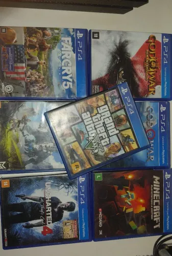 VENDO 7 JOGOS PARA PLAYSTATION 4!!!