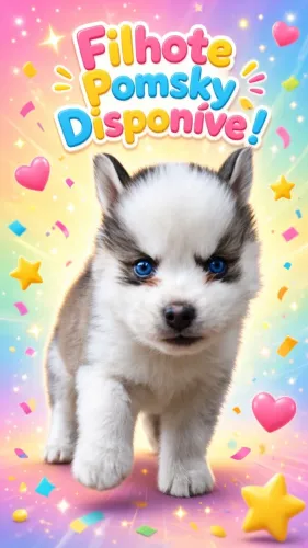 Pomsky F2 pronto para envio