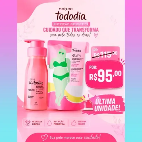 Kit Hidratante+Refil todo dia