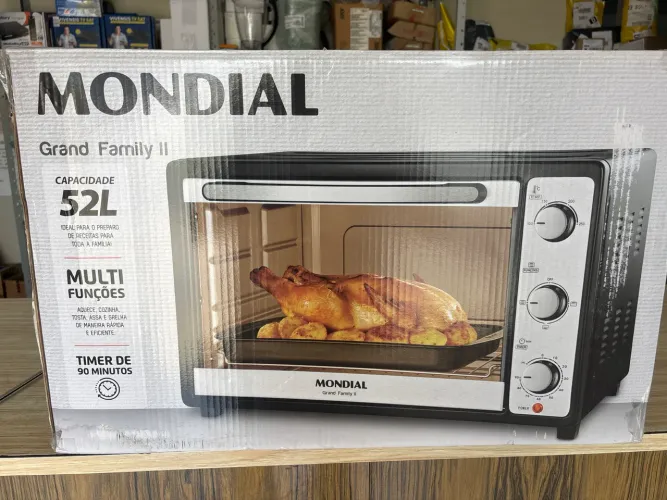 FORNO ELÉTRICO 25l MONDIAL NA CAIXA