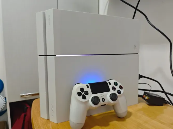 Ps4 branco des.bloqueado lindo.