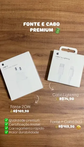 Acessórios IPhone - Pronta entrega 