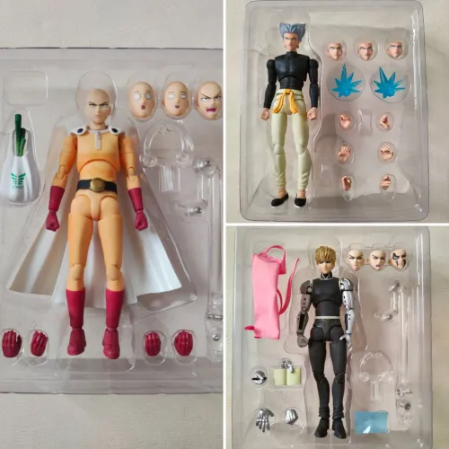 Great Toys Dasin Model Set 3 Figuras One Punch Man Saitama Garou Genos (Completos)