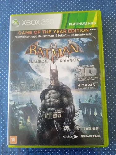 Batman: Arkham Asylum - GOTY - Xbox 360 (Original)