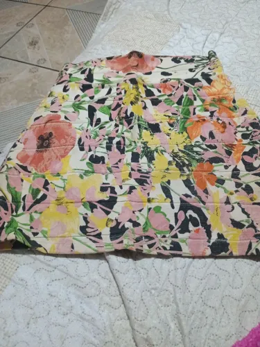 Saia de coton maravilhosa estica muito